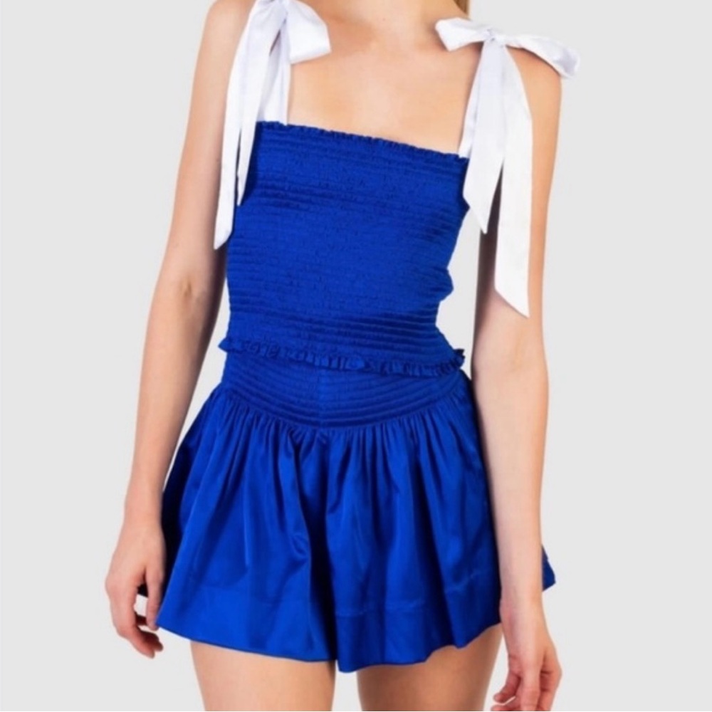 Royal blue Koch shorts